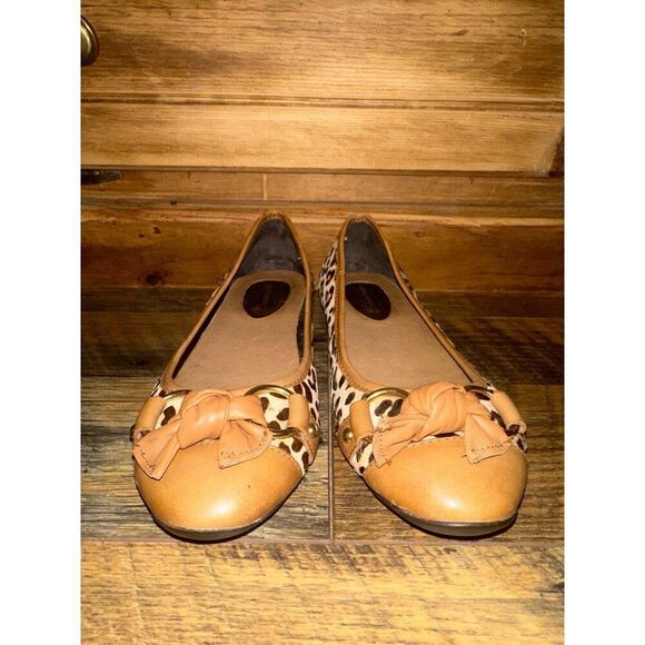 Sperry Top-Sider Kendall Leopard Print Calf Hair Flats Size 6 - Picture 8 of 15